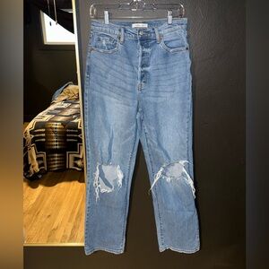 Willow & Root Distressed Dad Jeans